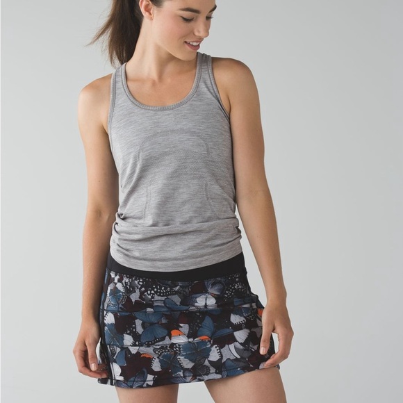 Lululemon Pace Rival Skirt Biggie So Fly Butterfly Pizzazz Print Size 4 - Picture 7 of 8